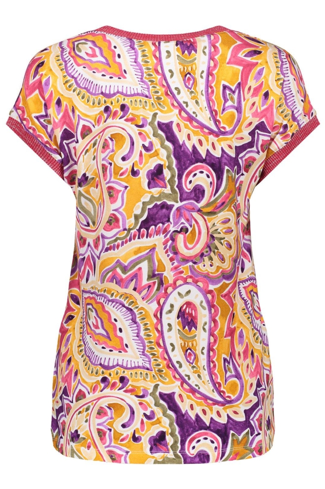 SARAH TRICOT T SHIRT 42342 60 000380 PURPLE/RED
